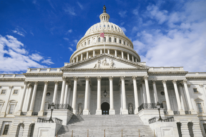 The US Capitol building stands for the lawmaker, who may threaten human dignity