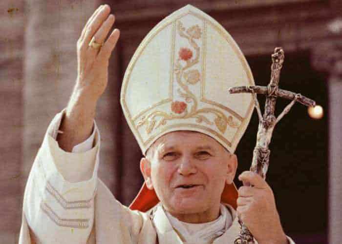 John Paul II, who condemned classical socialism for violating the human person; it's still up for discussion whether democratic socialism should be condemned for the same reason